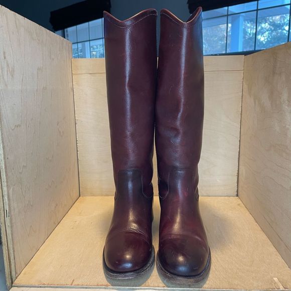 FRYE Melissa Button 2 Redwood Boots - Picture 2 of 11